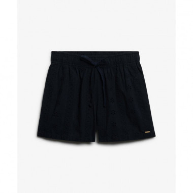 Superdry Pantalones Cortos Mujer Cotton Broderie Beach Shorts W7110498A-98T