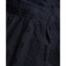Superdry Pantalones Cortos Mujer Cotton Broderie Beach Shorts W7110498A-98T