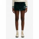Superdry Pantalones Cortos Mujer Country Club Velour Shorts W7110501A-8UM