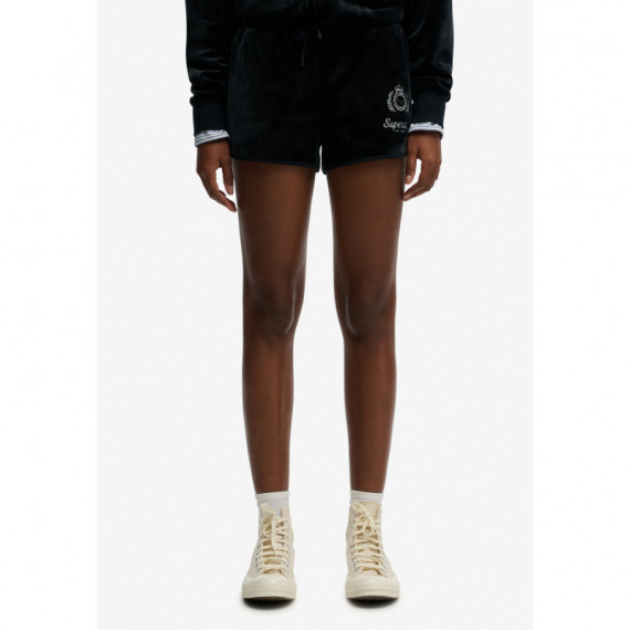 Superdry Pantalones Cortos Mujer Country Club Velour Shorts W7110501A-98T