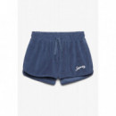 Superdry Pantalones Cortos Mujer Heritage Terry Shorts W7110505A-11V
