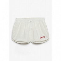 SUPERDRY Pantalones Cortos Mujer Heritage Terry Shorts W7110505A-22C