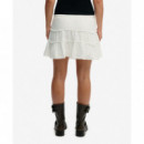 Superdry Faldas Mujer Cheesecloth Tiered Mini Skirt W7210424A-71D