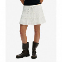 SUPERDRY Faldas Mujer Cheesecloth Tiered Mini Skirt W7210424A-71D