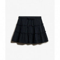 SUPERDRY Faldas Mujer Cheesecloth Tiered Mini Skirt W7210424A-98T