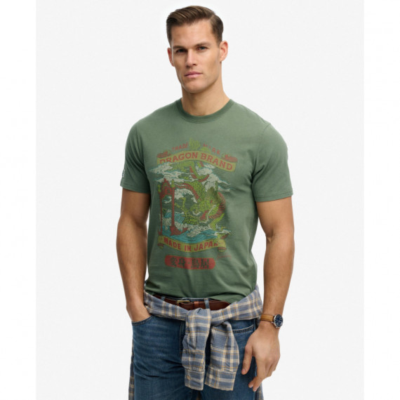 SUPERDRY Camiseta Hombre Tokyo Relaxed Tee M1012235A-1TH