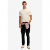 SUPERDRY Camiseta Hombre Tokyo Narrative Loose Tee M1012248A-1KI