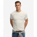 SUPERDRY Camiseta Hombre Lo-fi Dockside Tee M1012353A-71D