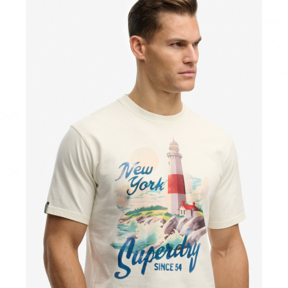 SUPERDRY Camiseta Hombre Maritime Loose Tee M1012355A-34C