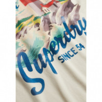 SUPERDRY Camiseta Hombre Maritime Loose Tee M1012355A-34C