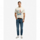 SUPERDRY Camiseta Hombre Maritime Loose Tee M1012355A-34C