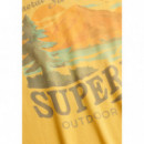 SUPERDRY Camiseta Hombre Outdoors Mountain Rlxd Tee M1012358A-8LI
