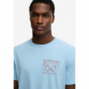 SUPERDRY Camiseta Hombre Outdoors Mountain Rlxd Tee M1012358A-VYJ