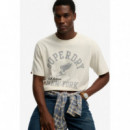 SUPERDRY Camiseta Hombre Ath Ess Tee M1012364A-8ML