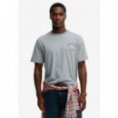 SUPERDRY Camiseta Hombre Ath Ess Tee M1012364A-FL2