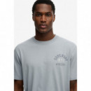 SUPERDRY Camiseta Hombre Ath Ess Tee M1012364A-FL2
