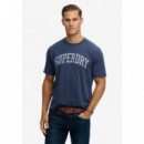 SUPERDRY Camiseta Hombre Ath Ess Tee M1012364A-JUA