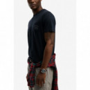 SUPERDRY Camiseta Hombre Vintage Prep Relaxed Pcket Tee M1012368A-98T