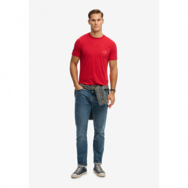 SUPERDRY Camiseta Hombre Vintage Prep Relaxed Pcket Tee M1012368A-RXG