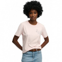 SUPERDRY Camisetas Mujer Luxe Casual Rlxd Tee W1011853C-NSQ