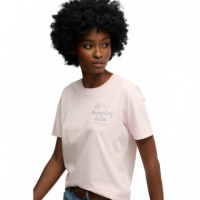 SUPERDRY Camisetas Mujer Luxe Casual Rlxd Tee W1011853C-NSQ