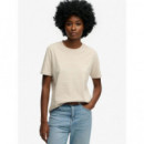 Superdry Camisetas Mujer Luxe Casual Rlxd Tee W1011853C-9JI