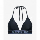 Superdry Bañadores Mujer Logo Triangle Bikini Top W3010464A-98T