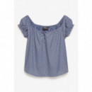 Superdry Tops Mujer Ss 1/2 Button Woven Top W6012219A-K7H