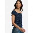 Superdry Tops Mujer Ss 1/2 Button Woven Top W6012219A-L1E