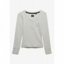 Superdry Tops Mujer Athletic Button Down Ls Top W6012276A-C8F