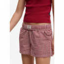 Superdry Pantalones Cortos Mujer Cotton Stripe Elastic Short W7110476A-55J