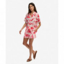 Superdry Pantalones Cortos Mujer Cotton Printed Beach Short W7110497A-K1U