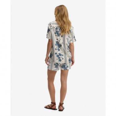 Superdry Pantalones Cortos Mujer Cotton Printed Beach Short W7110497A-K8H