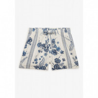 SUPERDRY Pantalones Cortos Mujer Cotton Printed Beach Short W7110497A-K8H