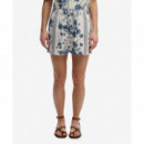 Superdry Pantalones Cortos Mujer Cotton Printed Beach Short W7110497A-K8H