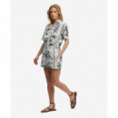 Superdry Pantalones Cortos Mujer Cotton Printed Beach Short W7110497A-K8H