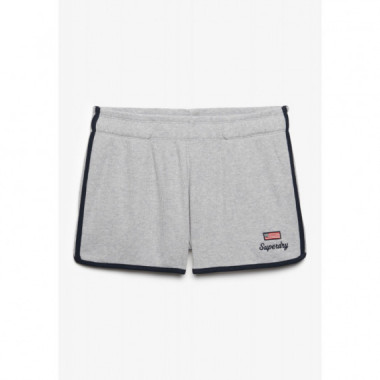 Superdry Pantalones Cortos Mujer Ath Ess Waffle Retro Short W7110506A-5WB