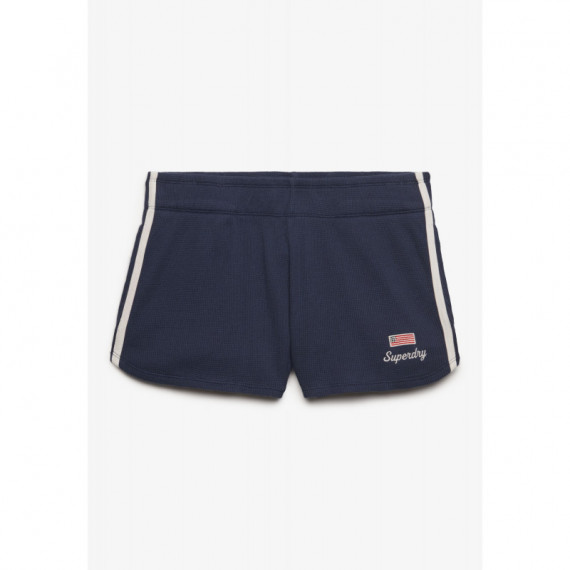 Superdry Pantalones Cortos Mujer Ath Ess Waffle Retro Short W7110506A-JUA