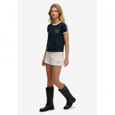 Superdry Pantalones Cortos Mujer Ath Ess Jersey Script Short W7110508A-8ML