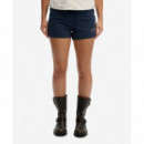 Superdry Pantalones Cortos Mujer Ath Ess Jersey Script Short W7110508A-JUA