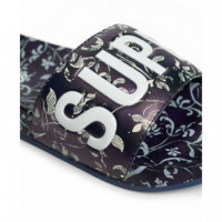 SUPERDRY Chanclas Mujer Printed Aop Pool Slide WF310248A-J5S