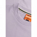 SUPERDRY Camiseta Hombre Essential Logo Emb Tee M1011245A-1PM
