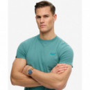 SUPERDRY Camiseta Hombre Essential Logo Emb Tee M1011245A-AB6