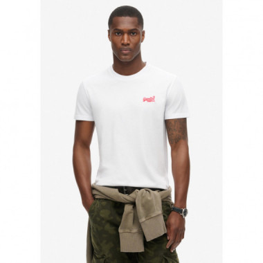 SUPERDRY Camiseta Hombre Essential Logo Emb Tee M1011245A-C1M