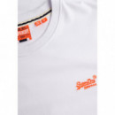 SUPERDRY Camiseta Hombre Essential Logo Emb Tee M1011245A-C1M