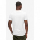 SUPERDRY Camiseta Hombre Essential Logo Emb Tee M1011245A-C1M