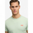 SUPERDRY Camiseta Hombre Essential Logo Emb Tee M1011245A-J7G