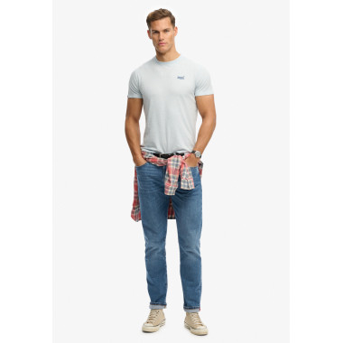 SUPERDRY Camiseta Hombre Essential Logo Emb Tee M1011245A-J7I