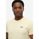 SUPERDRY Camiseta Hombre Essential Logo Emb Tee M1011245A-J7L