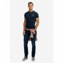 SUPERDRY Camiseta Hombre Essential Logo Emb Tee M1011245A-J7M